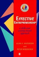 Effective Entrepreneurship A Skills and Activity-Based Approach cover