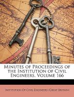 Minutes of Proceedings of the Institution of Civil Engineers cover