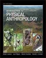 Introduction to Physical Anthropology, 2013-2014 Edition cover
