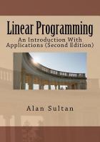 Linear Programming : An Introduction with Applications (Second Edition) cover