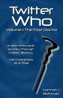 Twitter Who Volume 1 : The First Doctor cover