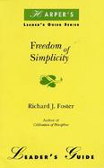 Freedom of Simplicity Leader's Guide cover