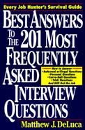 Best Answers to the 201 Most Frequently Asked Interview Questions cover