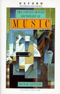 Concise Oxford Dictionary of Music cover