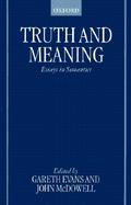 Truth and Meaning Essays in Semantics cover