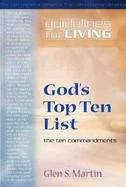 God's Top Ten List Guidelines for Living  The Ten Commandments cover