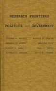 Research Frontiers in Politics and Government cover