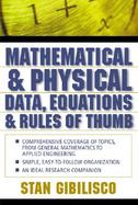 Mathematical and Physical Data, Equations, and Rules of Thumb cover