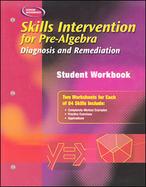Skills Intervention for Pre-Algebra: Diagnosis and Remediation, Student Workbook cover