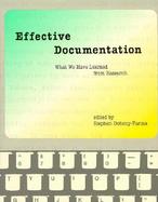 Effective Documentation What We Have Learned from Research cover