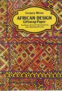 African Design Giftwrap Paper cover