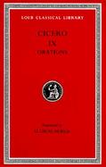 Cicero Pro Lege Manilia/Pro Caecina/Pro Cluentio/Pro Rabirio Perduellionis Reo (volume9) cover