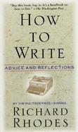 How to Write Advice and Reflections cover