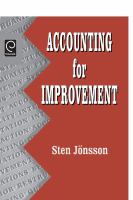 Accounting for Improvement cover
