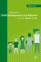 Advances in Child Development and Behavior cover