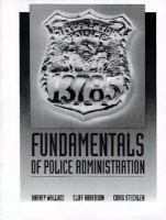 Fundamentals of Police Administration cover