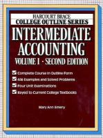Intermediate Accounting (volume1) cover