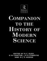 Companion to the History of Modern Science cover
