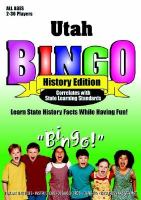 Utah Bingo History Edition cover