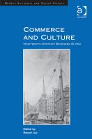 Commerce and Culture : Nineteenth-Century Business Elites cover