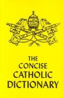 Concise Catholic Dictionary cover