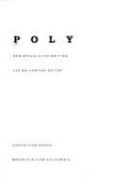Poly New Speculative Writing cover