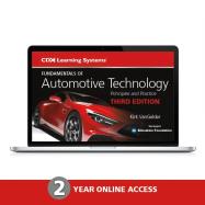 Fundamentals of Automotive Technology 2-Year CDX Online cover