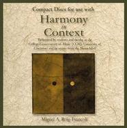 Audio CD for use with Harmony in Context cover