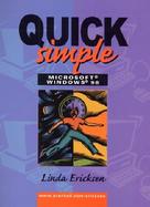 Quick, Simple Microsoft Windows 98 cover