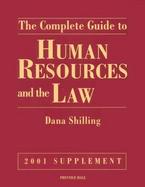 The Complete Guide to Human Resources & the Law, 2001 Supplement cover