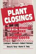 Plant Closings International Context and Social Costs cover