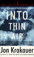 Into Thin Air: A Personal Account of the Mount Everest Disaster cover