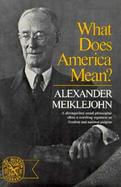 What Does America Mean? cover