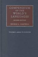 Compendium of the World's Languages cover
