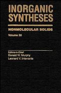 Inorganic Synthesis Nonmolecular Solids (volume30) cover