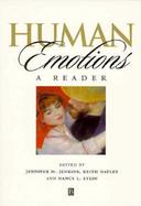Human Emotions: A Reader cover