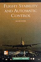 Flight Stability and Automatic Control (McGraw-Hill international editions: Aerospace science , &,  technology series) cover