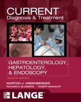 CURRENT Diagnosis & Treatment Gastroenterology Hepatology & Endoscopy, Second Edition cover