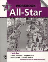 All Star 4 Workbook cover