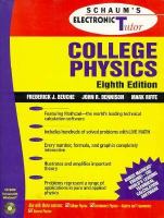 Schaum's Outline of Theory and Problems of College Physics cover