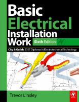 Basic Electrical Installation Work cover