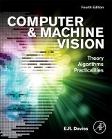 Computer and Machine Vision : Theory, Algorithms, Practicalities cover