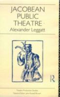 Jacobean Public Theatre cover