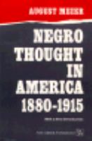 Negro Thought in America cover