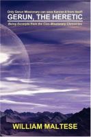 Gerun, the Heretic cover