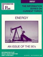 Energy: An Issue of the 90's cover
