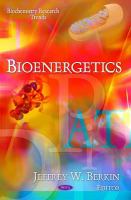 Bioenergetics cover