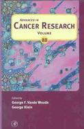 Advances in Cancer Research (volume88) cover