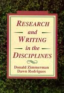 Research and Writing in the Disciplines cover