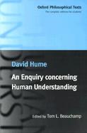 An Enquiry Concerning Human Understanding cover